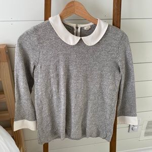 Peter Pan collar j crew shirt